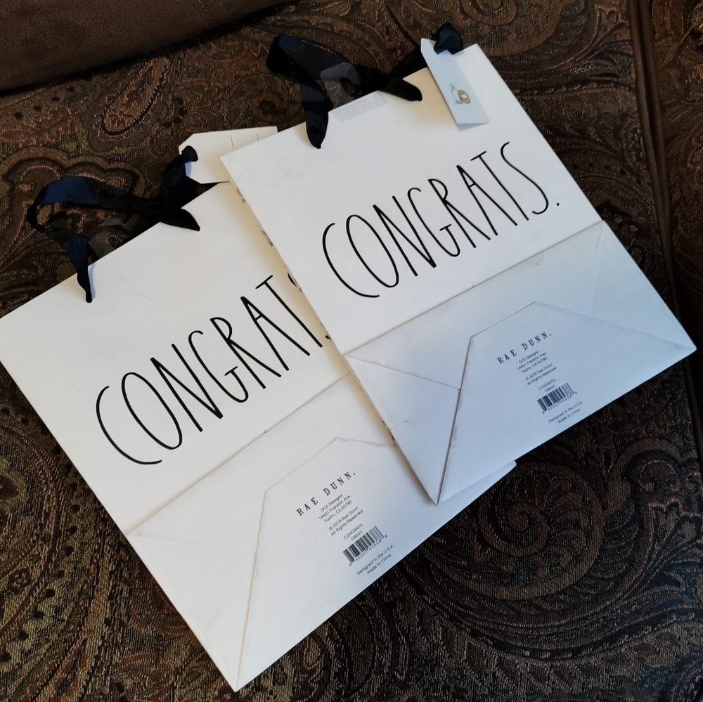 3/25$💚Rae Dun  paper bag wedding set of 2